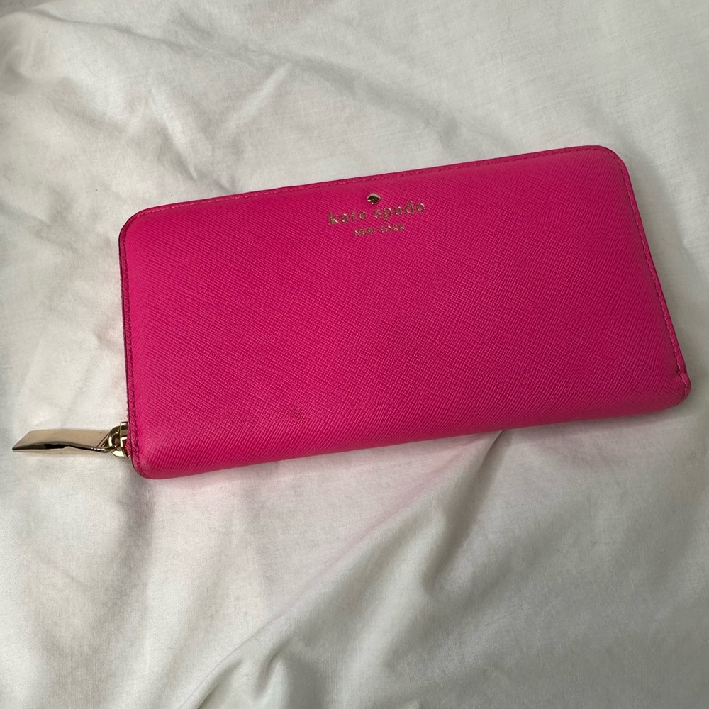 Hot Pink Kate Spade Cedar Street Wallet